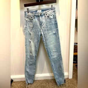 Pistola Skinny Jeans Light Wash Size 27
